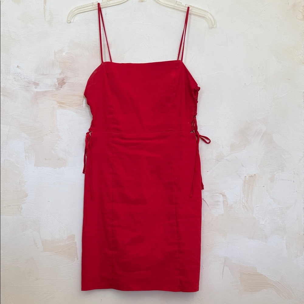 Zara Red Strappy Mini Dress